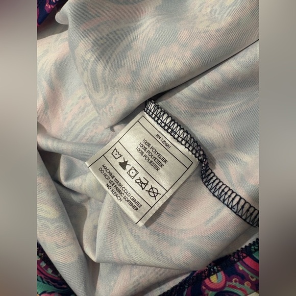 18 Birdies paisley ruffle sleeveless size XL golf shirt - Picture 7 of 8